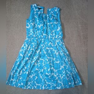 Talbots Blue and White Sundress